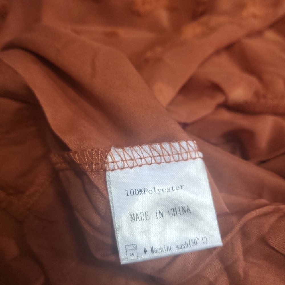 Rust Mini Dress - Picture 3 of 4